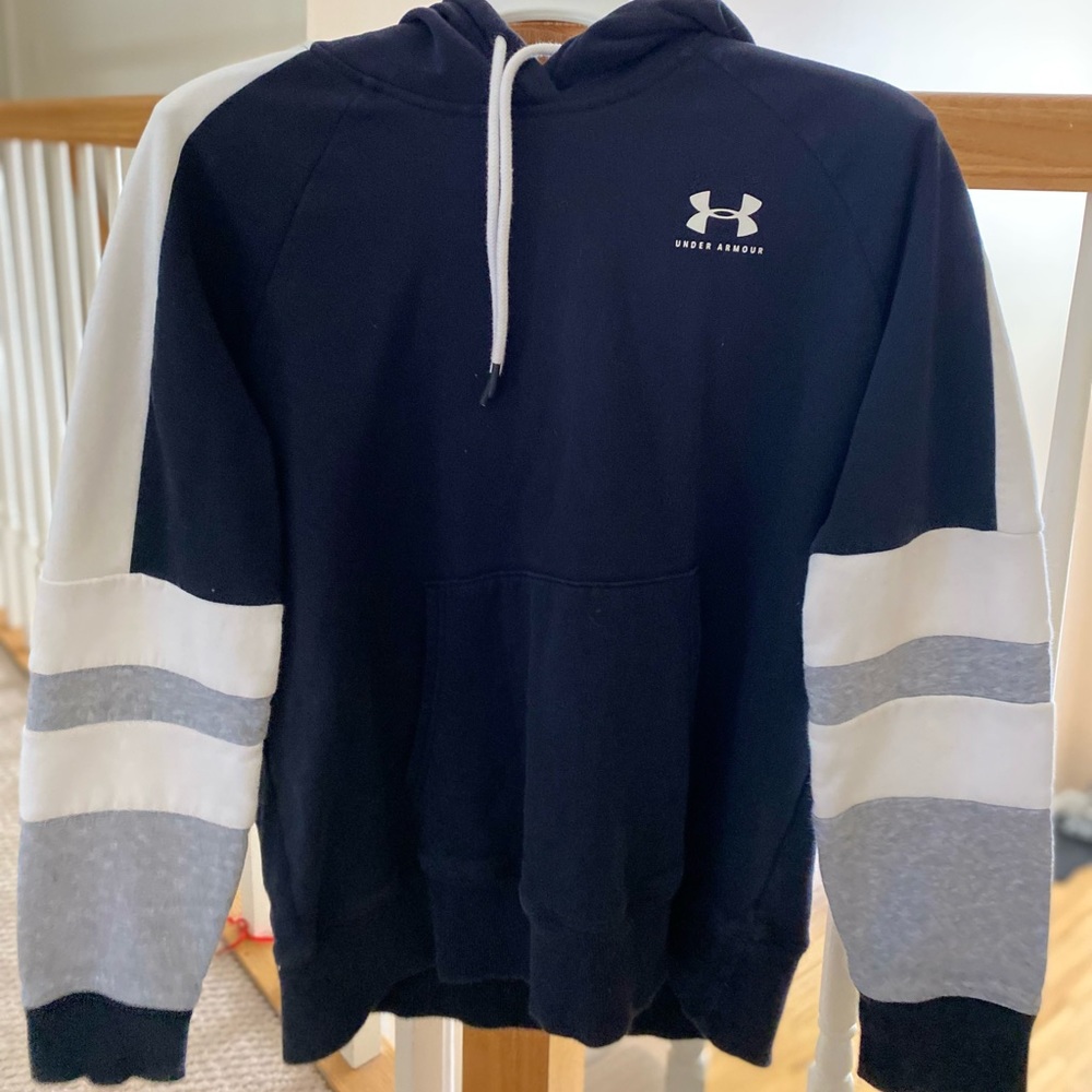 Under Armour striped sleeve hoodie